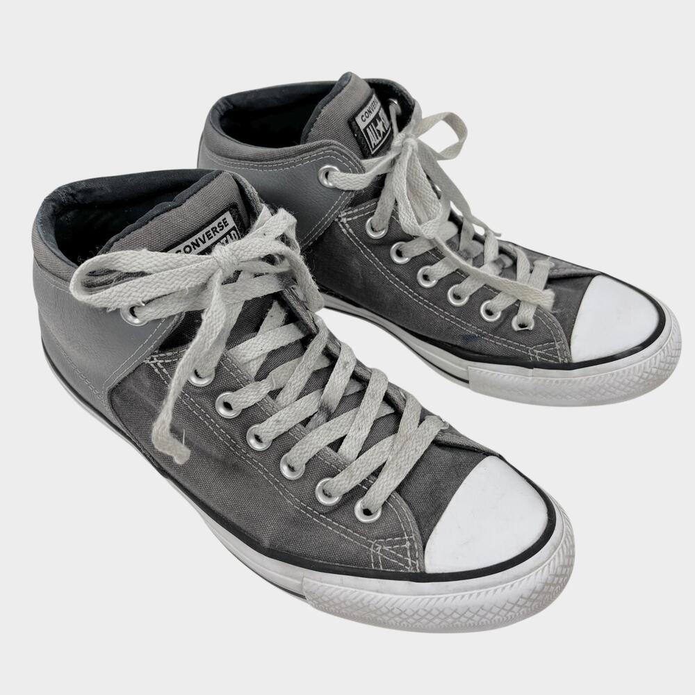 Converse All Star Chuck Taylor High Top Sneakers‎ Shoes Mens 9 Gray Street